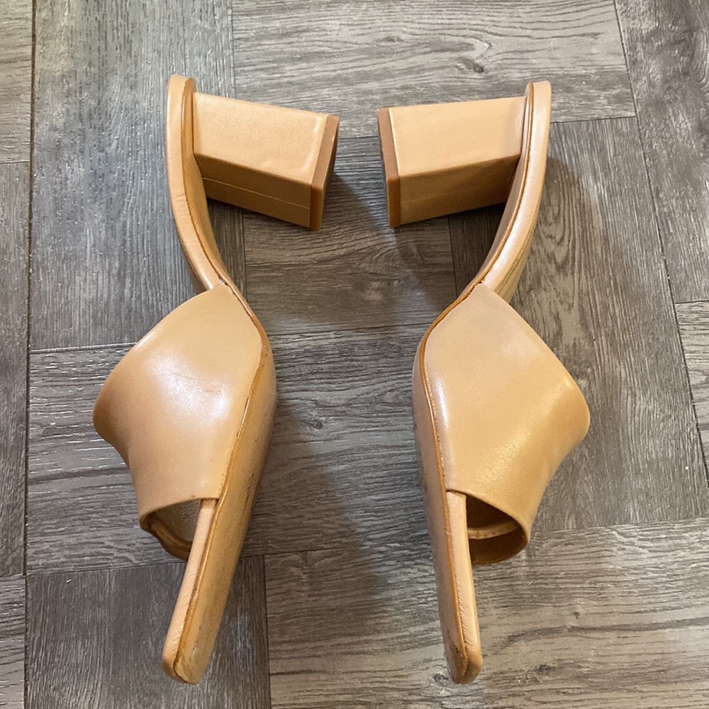 Heeled Sandals, Tan - Picture 2 of 6